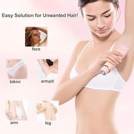 Épilateur Électrique Femme Double Tête – Rechargeable & Lavable