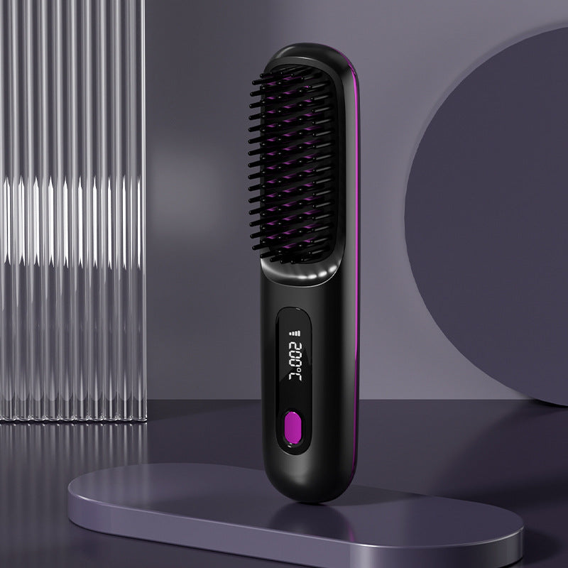 Brosse Lissante Sans Fil 2-en-1 Rechargeable