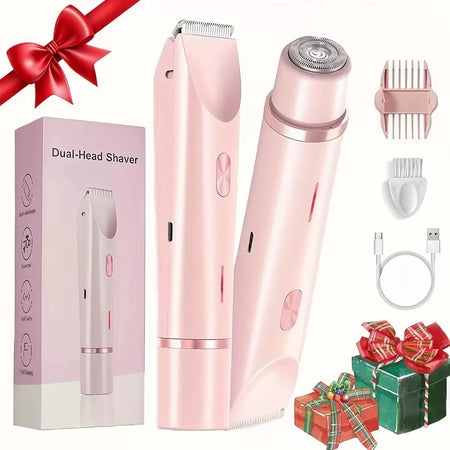 Épilateur Électrique Femme Double Tête – Rechargeable & Lavable